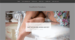 Desktop Screenshot of footfetishfemdom.com